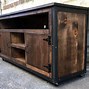 Image result for Rustic Industrial Media Console