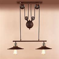 Image result for Pulley Ceiling Light Fixtures