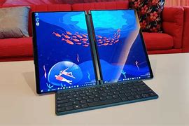 Image result for Lenovo Laptop with 2 Screens