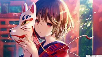 Image result for Kitsune Mask Anime PFP