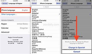 Image result for How to Change the Text Language On an iPhone