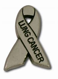 Image result for Lung Cancer Ribbon