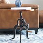 Image result for Adjustable Height Side Table
