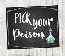 Image result for Pick Your Poison Bar