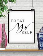 Image result for Treat Yo Self Fancy Writing
