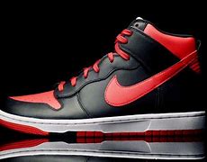 Image result for Nike Dunk High Red and Black
