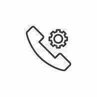 Image result for Telephone with Gear Icon
