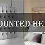Image result for Permanent Headboard On Wall