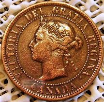 Image result for 1891 Canadian Penny