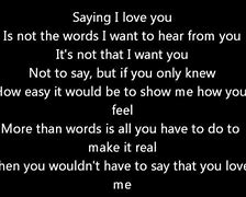 Image result for More than Words/Lyrics
