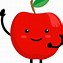 Image result for Smiling Apple Cartoon