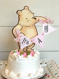 Image result for Pink Winnie the Pooh Cake Topper