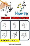 Image result for Music Note Box Drawings
