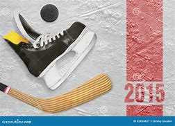 Image result for Hockey Stick Puck and Skates