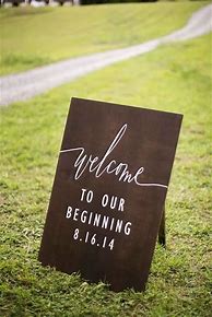 Image result for Wedding Place Signs