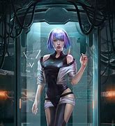 Image result for Cyberpunk Edgerunners Lucy Wallpaper