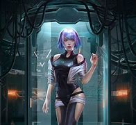Image result for Cyberpunk Edgerunners Lucy Fan Art