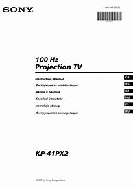 Image result for Sony KP-46WT510