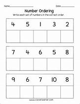 Image result for Arranging Numbers