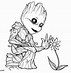 Image result for Baby Groot Dancing Sketch