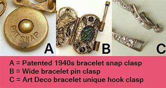 Image result for Vintage Bracelet Clasps