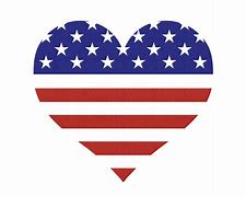 Image result for American Flag Heart