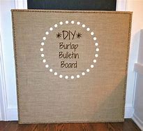 Image result for Burlap Displays Board