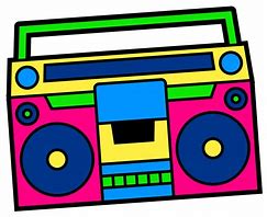 Image result for Neon Boombox Flipart