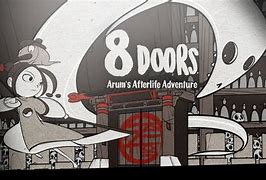 Image result for 8 Doors Arum's Afterlife Adventure Logo