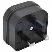 Image result for Euro 2Pin to UK Adapter Wall Plug