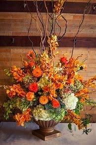 Image result for Autumn Long Flower Decorations