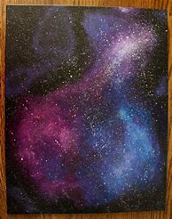 Image result for Galaxy Acrylic Painting
