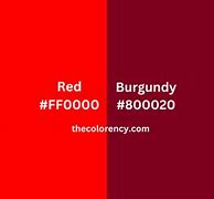 Image result for Burgundy Vs. Red