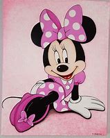 Image result for Minnie Mouse Wall Painting