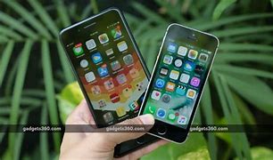 Image result for iPhone 8 Next to iPhone SE