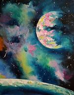 Image result for Abstract Galaxy Painting