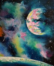Image result for Galaxy Painting