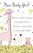 Image result for New Baby Girl Congratulations Greeting Card