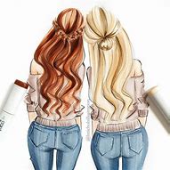 Image result for Cute Best Friend Person Drawings