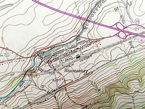 Image result for Bloomsbury NJ Map