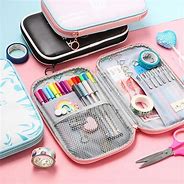 Image result for Kawaii Pencil Case with Compartments