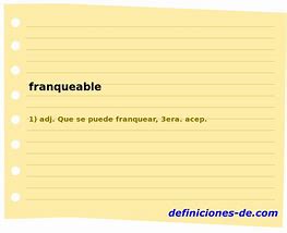 Image result for franqueable