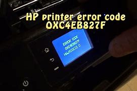 Image result for HP Printer Error