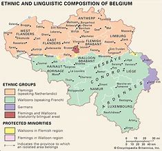 Image result for Language Map of Belgium