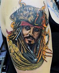 Image result for Jack Sparrow Drawing Tattoo