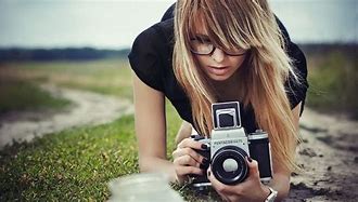 Image result for Girl with Camera Wallpaper