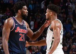 Image result for Joel Embiid and Giannis