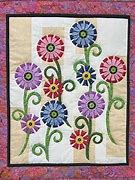 Image result for 17 Flower Quilt Applique Free