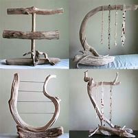 Image result for Driftwood Jewelry Display