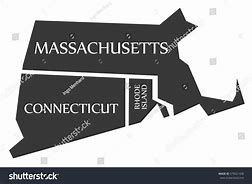 Image result for Map of Connecticut and Rhode Island